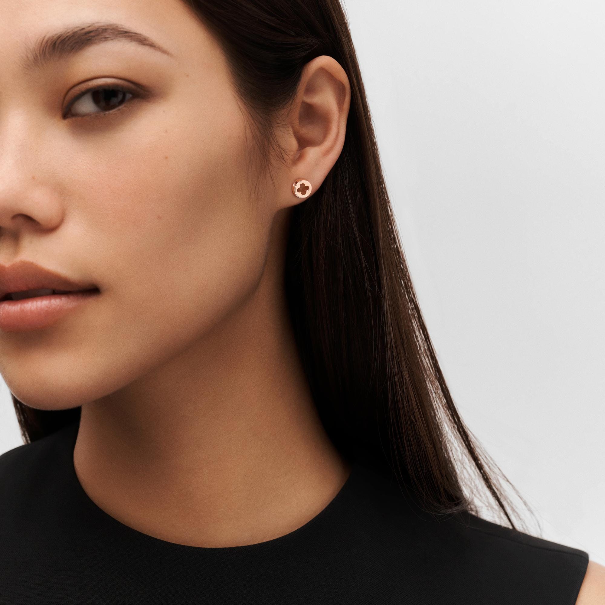 Empreinte Ear Studs, Pink Gold - Jewelry - Categories | LOUIS